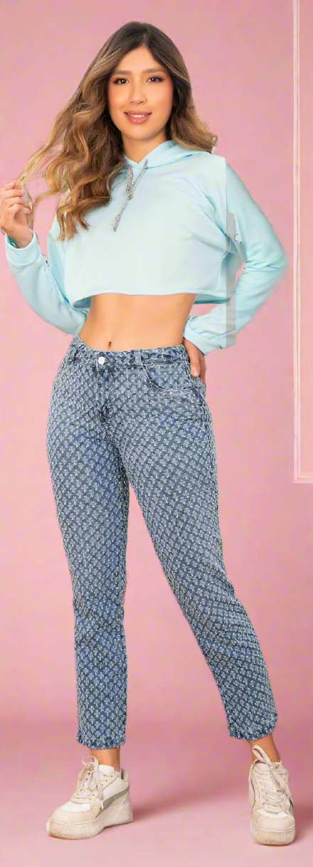 W332 100% Authentic Colombian Jeans (Mid Rise, Rigid, Straight Leg)