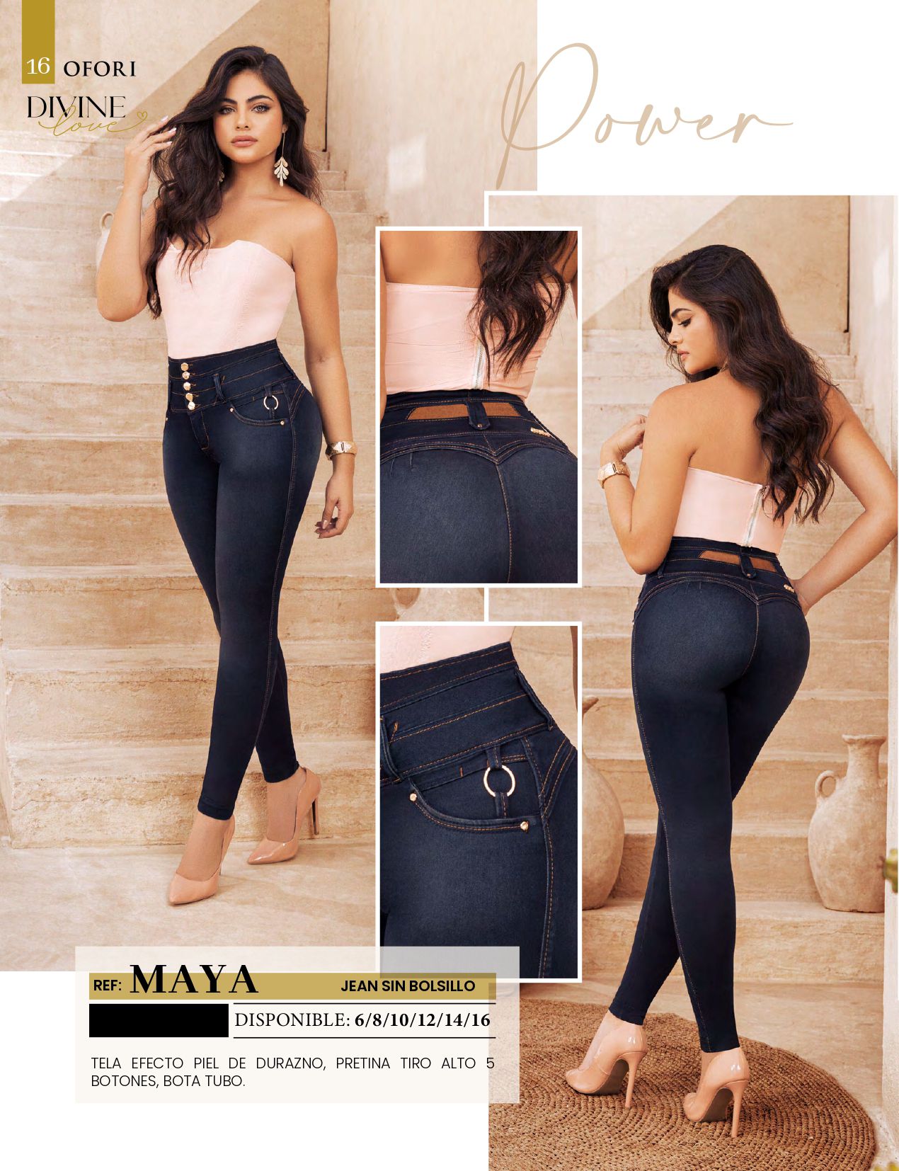 Maya 100% Authentic Colombian Push Up Jeans