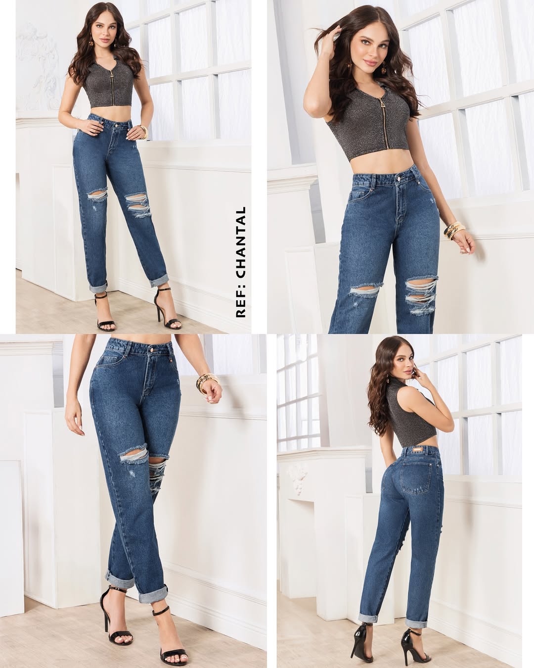 Chantal 100% Authentic Colombian MOMFIT Jeans