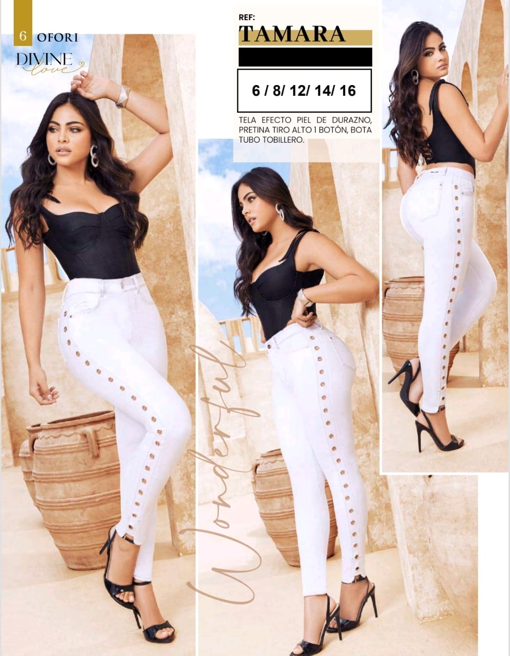 Tamara 100% Authentic Colombian Push Up Jeans